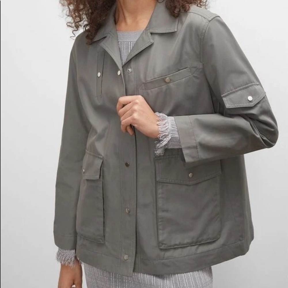 Club Monaco Utility Jacket in Castor Grey